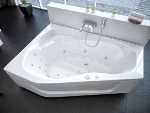 Акриловая ванна Aquatek Медея 170х95 L полный комплект с экраном 
