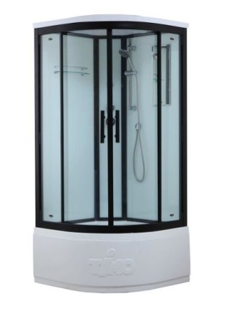 Душевая кабина Timo Standart Т-6690 Black 90*90*220