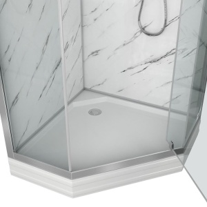 Душевая кабина Niagara Luxe NG-7702DM 100х100х210 L/R стенки мрамор