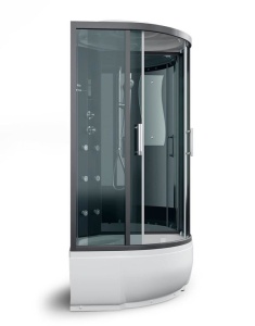 Душевая кабина Erlit ER5710TP-C24-RUS 100х100х215 тонированное стекло