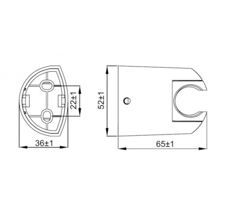 Держатель для лейки, 020, IDDIS, 020CP00I53