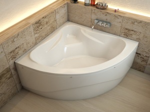 Ванна из искусственного камня Эстет Аврора 140х140