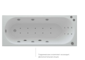 Акриловая ванна Aquatek Оберон 180х80 полный комплект с экраном в наличии