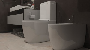 Унитаз-компакт Timo Kulo ТК-401 39*69 безободковый с крышкой-сиденьем микролифт